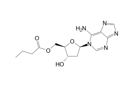 1-Adenine-2-deoxy-.beta.-D-ribofuranos-5-yl Butanoate