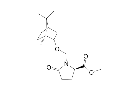 1-[endo-(1S)-[1',7',7'-Trimethylbicyclo[2.2.1]heptan-2'-oxymethyl]methyl-(R)-2-pyrrolidone-5-carboxylate