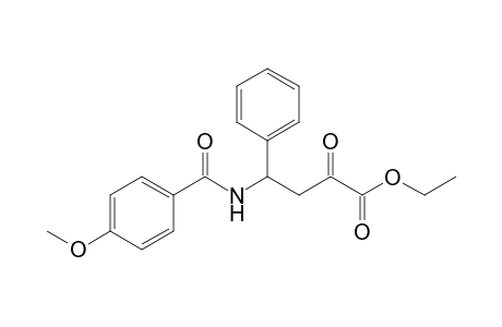 4-(4-Methoxy-benzoylamino)-2-oxo-4-phenyl-butyric acid ethyl ester