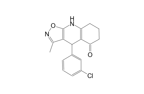 isoxazolo[5,4-b]quinolin-5(6H)-one, 4-(3-chlorophenyl)-4,7,8,9-tetrahydro-3-methyl-