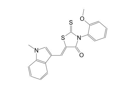 (5Z)-3-(2-methoxyphenyl)-5-[(1-methyl-1H-indol-3-yl)methylene]-2-thioxo-1,3-thiazolidin-4-one