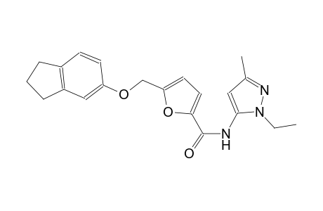 5-[(2,3-dihydro-1H-inden-5-yloxy)methyl]-N-(1-ethyl-3-methyl-1H-pyrazol-5-yl)-2-furamide