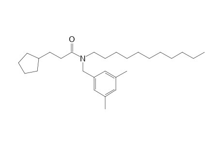Propionamide, 3-cyclopentyl-N-(3,5-dimethylbenzyl)-N-undecyl-
