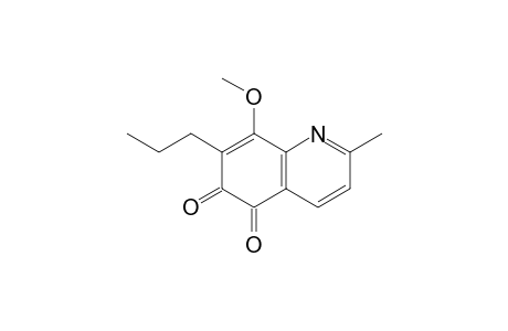 8-Methoxy-7-propyl-2-methyl-5,6-quinolinedione