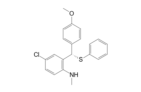 (S)-4-Chloro-2-((4-methoxyphenyl)(phenylthio)methyl)-N-methylaniline