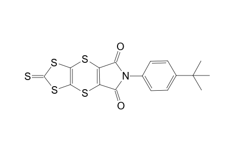 6-(p-t-Butylphenyl)-2-thioxo-6H-[1,3]dithiolo[4',5':5,6]dithino[2,3-c][1,4]pyrrole-5,7-dione