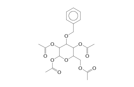 3-Benzyl-1,2,4,6-tetraacetylgalactopyranose