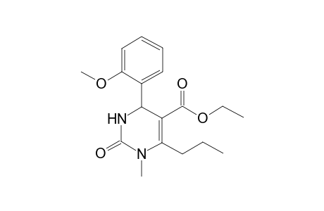 4-(2-Methoxy-phenyl)-1-methyl-2-oxo-6-propyl-1,2,3,4-tetrahydro-pyrimidine-5-carboxylic acid ethyl ester