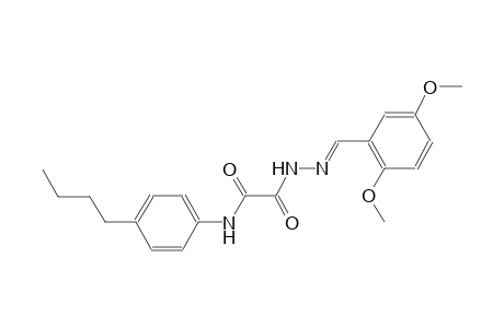 acetic acid, [(4-butylphenyl)amino]oxo-, 2-[(E)-(2,5-dimethoxyphenyl)methylidene]hydrazide