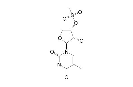 1-[3'-O-(METHYLSULFONYL)-BETA-D-ERYTHRO-FURANOSYL]-THYMINE