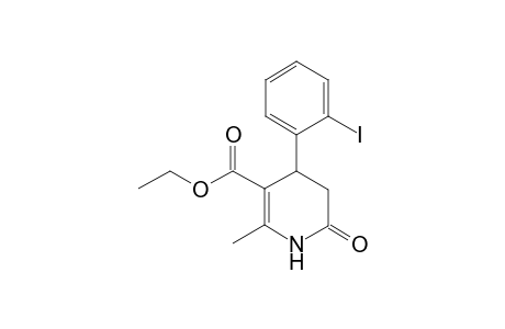 Ethyl 4-(2-iodophenyl)-2-methyl-6-oxo-1,4,5,6-tetrahydro-3-pyridinecarboxylate