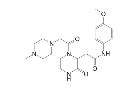 2-piperazineacetamide, N-(4-methoxyphenyl)-1-[(4-methyl-1-piperazinyl)acetyl]-3-oxo-