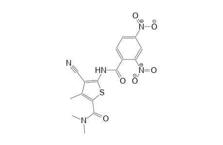 4-cyano-5-[(2,4-dinitrobenzoyl)amino]-N,N,3-trimethyl-2-thiophenecarboxamide