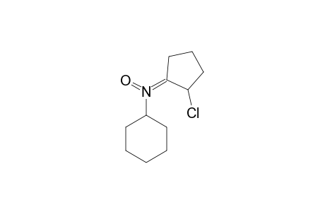 Cyclohexylamine, N-(2-chlorocyclopentylidene)-, N-oxide