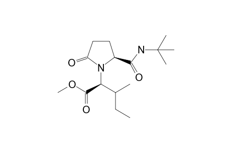 (2S)-2-[(2S)-2-(tert-butylcarbamoyl)-5-keto-pyrrolidin-1-yl]-3-methyl-valeric acid methyl ester