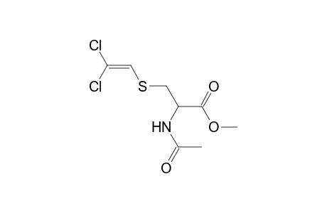 2-Acetylamino-3-(2,2-dichloro-vinylsulfanyl)-propionic acid methyl ester