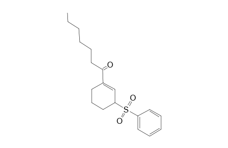 1-[3-(Phenylsulfonylcyclohexenyl)]heptanone