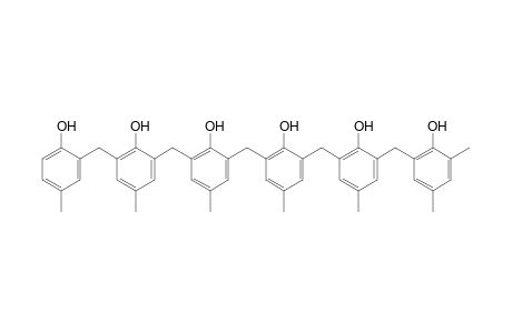 alpha^6-(6-Hydroxy-m-tolyl)-alpha^2,alpha^2'-[(2-hydroxy-5-methyl-m-phenylene)dimethylene]bis(2-hydroxy-5-methyl-m-phenylene)dimesitol