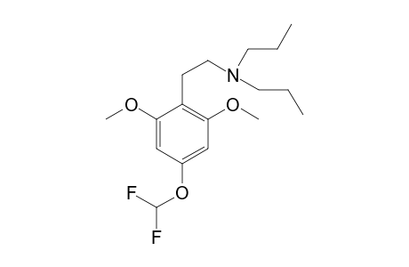 N,N-Dipropyl-4-difluoromethoxy-2,6-dimethoxyphenethylamine