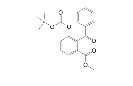 2-Benzoyl-3-tert-butoxycarbonyloxy-benzoic acid ethyl ester