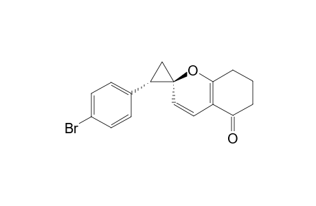 (1'S,2'S)-2'-(4-bromophenyl)-7,8-dihydrospiro[chromene-2,1'-cyclopropan]-5(6H)-one