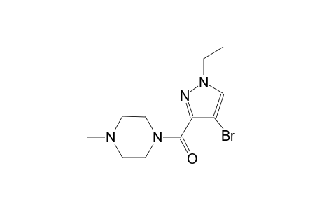 1-[(4-bromo-1-ethyl-1H-pyrazol-3-yl)carbonyl]-4-methylpiperazine