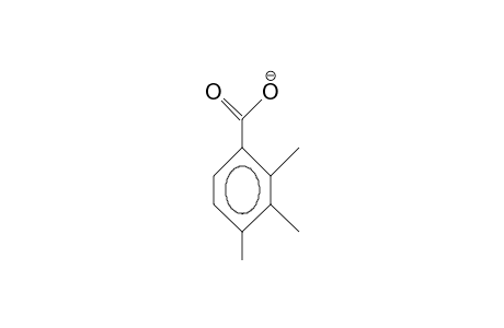 2,3,4-Trimethyl-benzoate anion