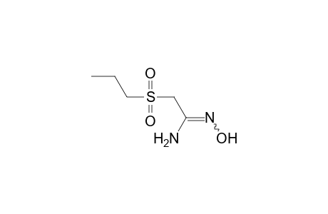 2-(propylsulfonyl)acetamidoxime