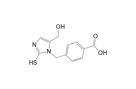 4-[(5-methylol-2-thioxo-4-imidazolin-1-yl)methyl]benzoic acid