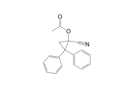1-Acetoxy-1-cyano-2,2-diphenylcyclopropane