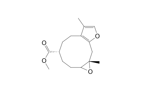 Germacra-7,11-dien-15-oic acid, 1,10:8,12-diepoxy-, methyl ester