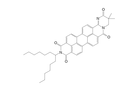 12-(1'-Hexylheptyl)-3,4-dihydro-3,3-dimethyl-2H-pyrimido[1,2-b]anthra[2,1,9-def : 6,5,19-d',e',f']-diisoquinoline-2,6,11,13(12H)-tetrone