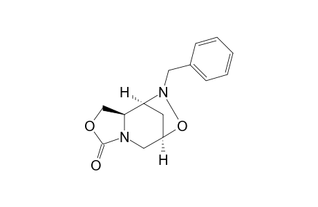 1-Benzyl[1,3]oxazolidino[3,4-a]piperidino[3,4,5-cd]isoxazolidine-5-one [9-benzyl-3,9-diaza-5-oxatricyclo[6.2.1.0(3,7)]undeca-4-one]