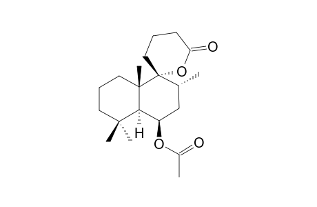VITEXIFOLIN-E;(REL-5S,6R,8R,9R,10S)-15,16-DINOR-14,9-LABDANOLIDE