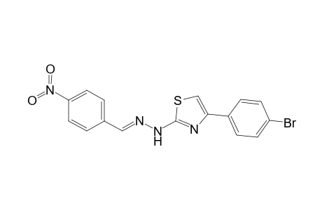 1-(4-Nitrobenzylidene)-2-(4-(4-bromophenyl)thiazol-2-yl)-hydrazine