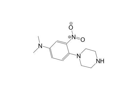 N,N-dimethyl-3-nitro-4-(1-piperazinyl)aniline