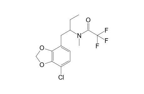 N-Methyl-1-(2,3-Methylenedioxyphenyl)butan-2-amine-A (-H,+Cl) TFA