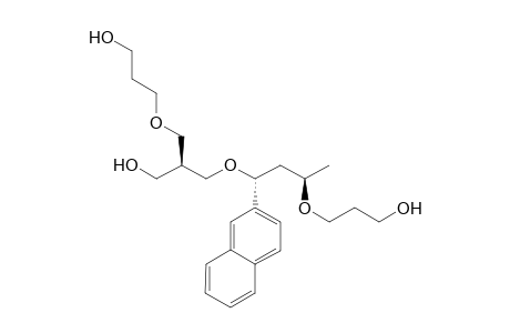 3-(1R,2S,3R)-{3'-(3"-Hydroxypropyloxy)-2-[(3"-hydroxypropyloxy)methyl]-1'-(naphth-2"-yl)butyloxy}propan-1-ol