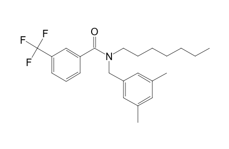 Benzamide, 3-trifluoromethyl-N-(3,5-dimethylbenzyl)-N-heptyl-