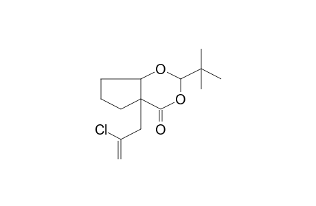 2-tert-Butyl-4a-(2-chloro-2-propenyl)tetrahydrocyclopenta[d][1,3]dioxin-4(4ah)-one