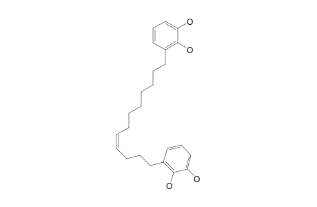 GERRONEMIN-B;1,2-DIHYDROXY-3-[12-(2,3-DIHYDROXYPHENYL)-(Z)-DODEC-4-ENYL]-BENZENE