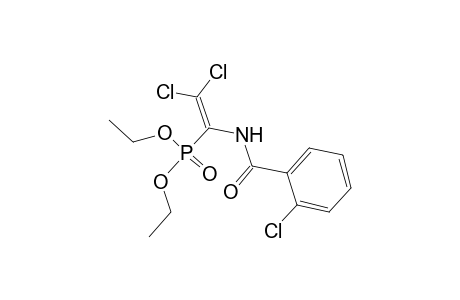 Diethyl 2,2-dichloro-1-[(2-chlorobenzoyl)amino]vinylphosphonate