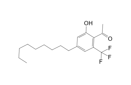 1-[2-Hydroxy-4-nonyl-6-(trifluoromethyl)phenyl]ethanone