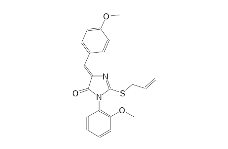 (5Z)-2-(allylsulfanyl)-5-(4-methoxybenzylidene)-3-(2-methoxyphenyl)-3,5-dihydro-4H-imidazol-4-one