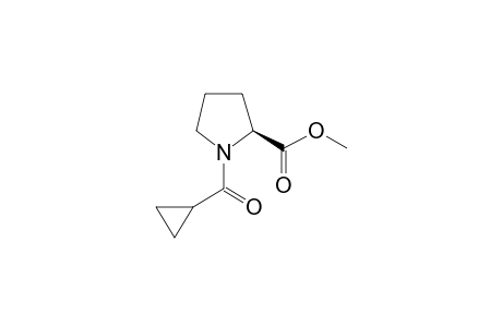 L-Proline, N-cyclopropylcarbonyl-, methyl ester