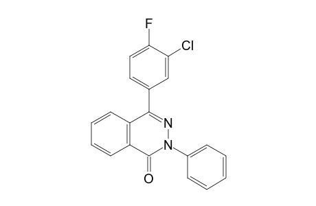 4-(3-chloro-4-fluorophenyl)-2-phenyl-1(2H)-phthalazinone