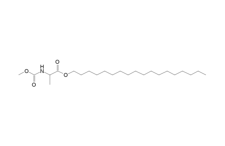 l-Alanine, N-methoxycarbonyl-, octadecyl ester