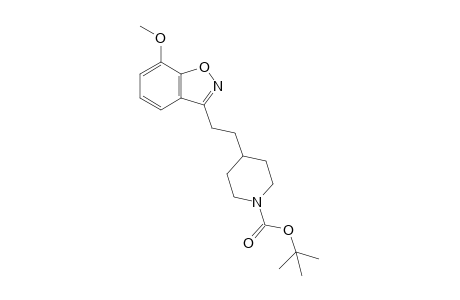 4-[2-(7-methoxy-1,2-benzoxazol-3-yl)ethyl]-1-piperidinecarboxylic acid tert-butyl ester