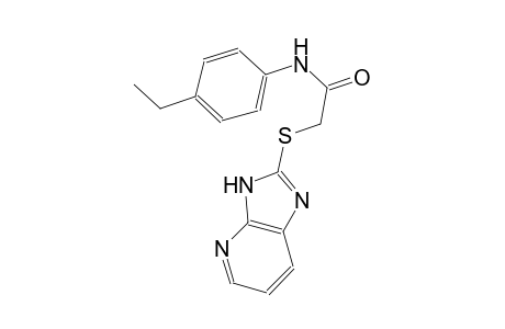 N-(4-ethylphenyl)-2-(3H-imidazo[4,5-b]pyridin-2-ylsulfanyl)acetamide