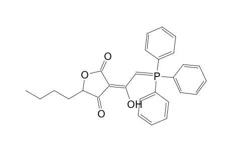 5-Butyl-3-[1-hydroxy-2-(triphenyl-lambda*5*-phosphanylidene)-eth-(E)-ylidene]-furan-2,4-dione